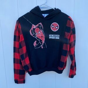 Marvel Spider-Man Black and Red Hoodie